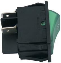 Wippschalter, grün, 230 V – Dometic Ersatzteil Nr. 292627410 – für Dometic-Kühlschränke