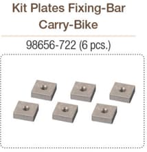 Plättchen Kit Fixing-Bar, 6 Stück- Fiamma Ersatzteil Nr. 98656-722 - passend zu Carry-Bike