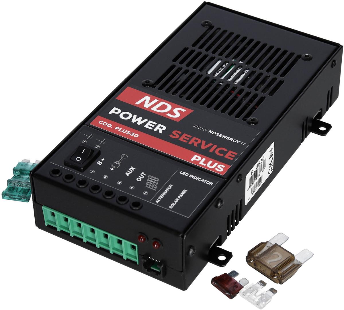 NDS Power Service PWS Plus Batterieladegerät, 30A mit Solarregler