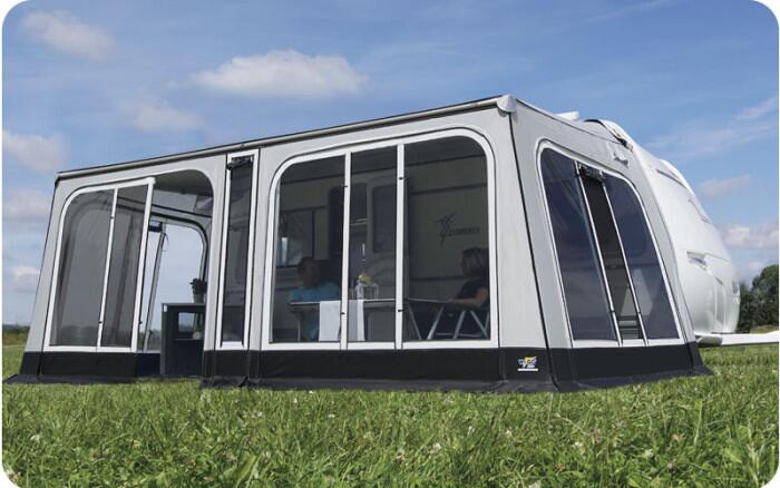 WIGO Rolli Plus Panoramic Markisenzelt, Gr. 7b (894-929cm), 250cm