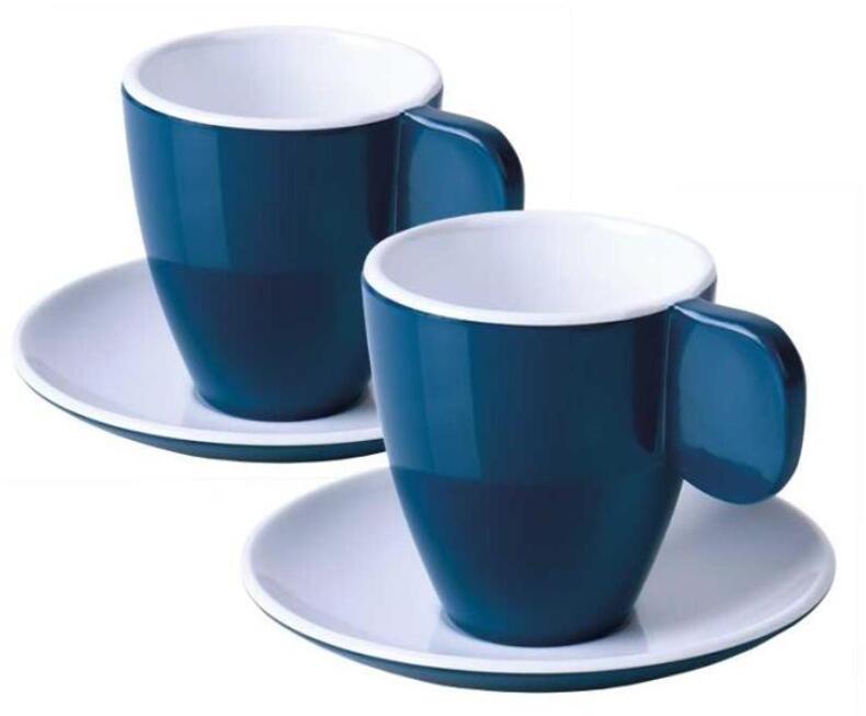 Camp4 Espressotassen, 2er Set, dunkelblau
