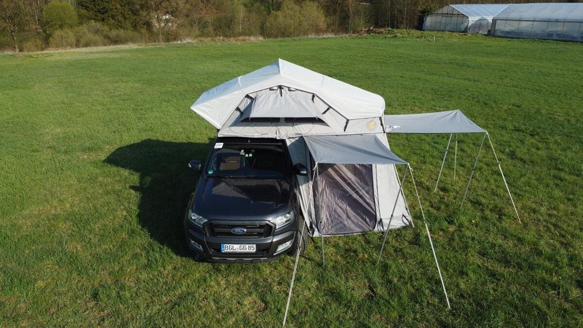 Gordigear Daintree Dachzelt, grau bei Camping Wagner Campingzubehr
