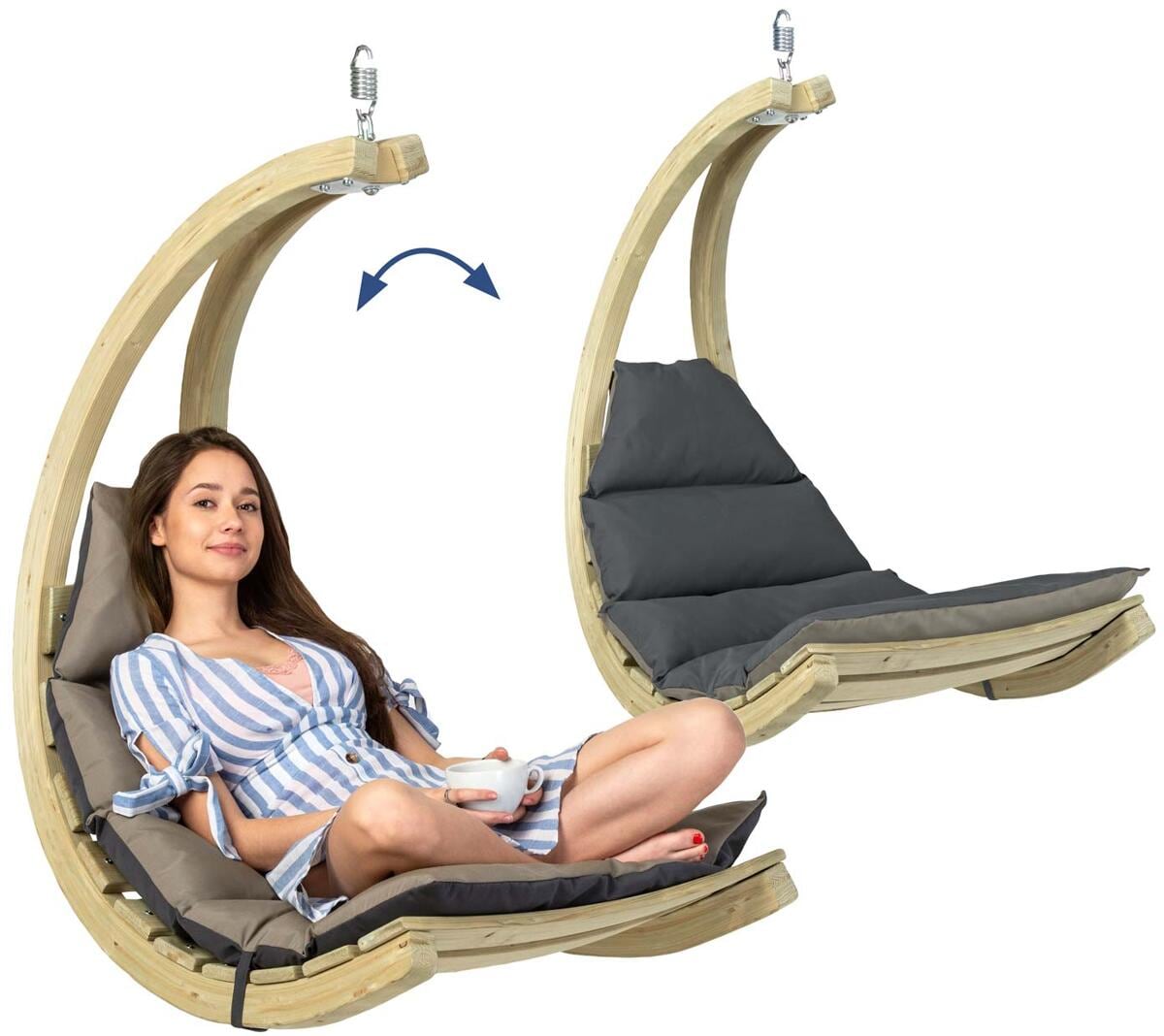 Amazonas Swing Chair Hängesessel, anthracite