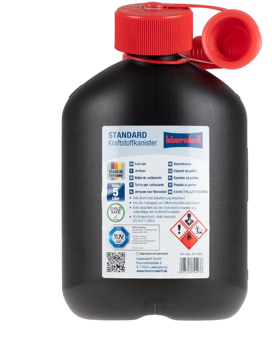 Alca Reserve-Kraftstoffkanister, 5L, schwarz