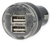 Eufab Dual-USB-Adapter, 2,1A, 12/24 V, 2x USB-A