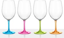 Brunner Glamour Weinglas Set, 600ml, mehrfarbig, 4er Set