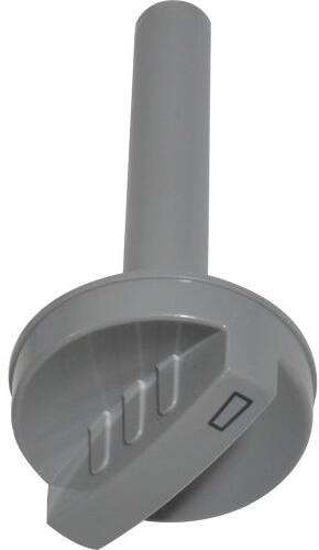 Drehknopf Wahlschalter, silbergrau – Dometic Ersatzteil Nr. 241338200/9 – für Dometic-Kühlschränke RM 8400, 8500; RML 8550 und RMS 8400, 8460, 8500, 8