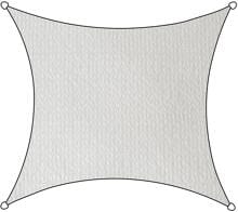 Livin outdoor Iseo HDPE Sonnensegel, quadratisch, 500x500cm, weiß