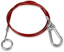 Carbest Abreißseil mit Karabiner, Länge 1 m