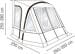 Reimo One Beam Air High aufblasbares Wohnmobil-Vorzelt