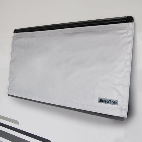 EuroTrail Fensterabdeckung, 100 × 60 cm, hellgrau