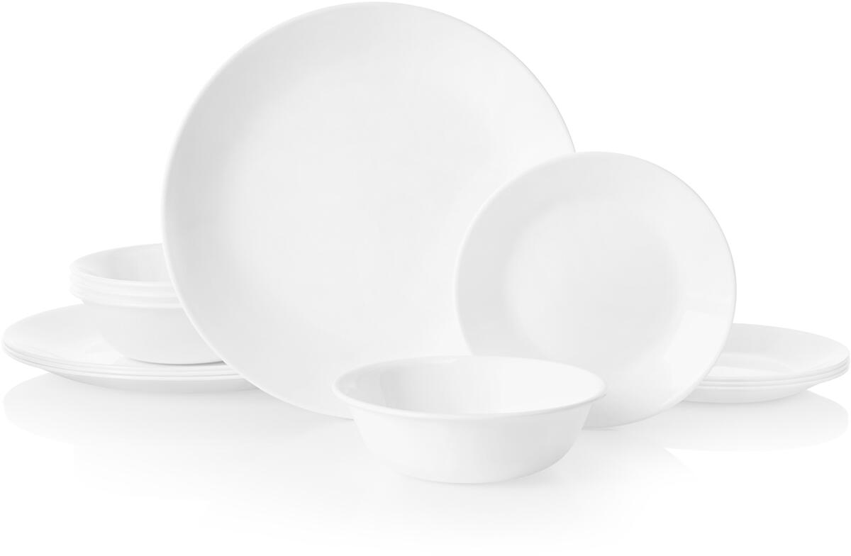 Corelle Winter Frost Geschirrset, 12-teilig