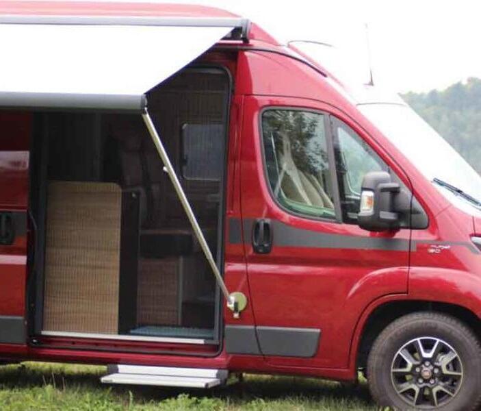 Reimo mulitfix Markisen-Stützfußhalter für Dometic, 2er-Set