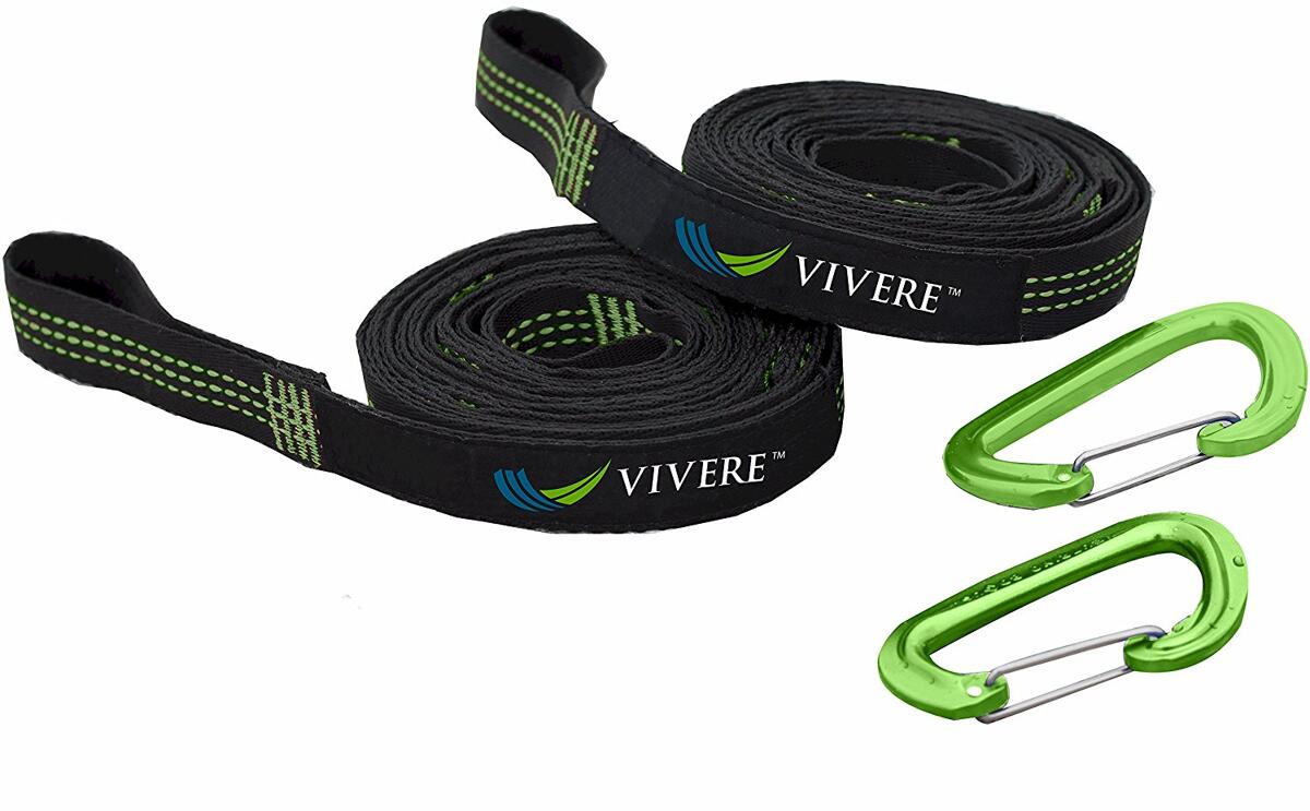 Vivere Ultra-Light Hängemattenbefestigung, 2er-Pack