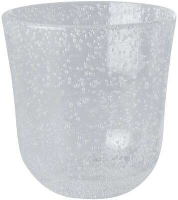 Rice Acryl Becher in Bubble Design, 410 ml, transparent