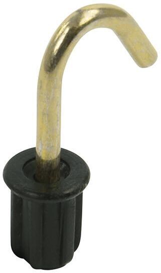 Pro Plus Zeltstabdorn mit runden Haken, 19mm, 4er-Pack