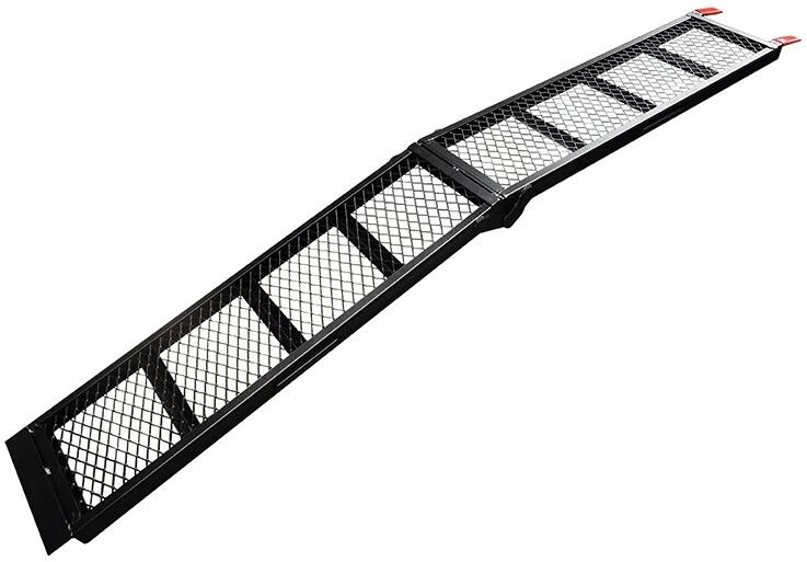 Pro Plus Auffahrrampe, stahl, klappbar, 203x28cm