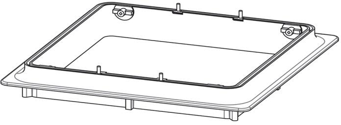 MPK Oberrahmen für Vision Vent S, beige