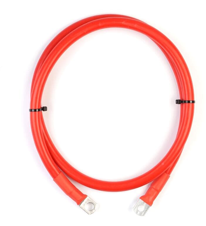 WATTSTUNDE Batteriekabel 50mm² M8/M10 130cm rot