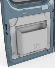 Hecktür-Innenverkleidung Aufbewahrungsfach, passend für Fiat Ducato/Peugeot Boxer/Citroën Jumper, ab 2014, grau