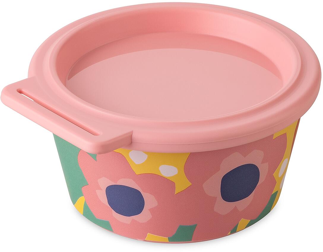 Koziol Nora Box Schale mit Deckel, 250ml, blooms sweet pink