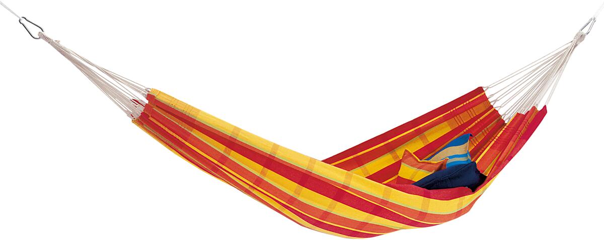 Amazonas Barbados Hängematte, papaya