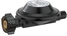 GOK Gasregler EN61 Standard, Shell-F x G1/4LH-KN, 1,5kg/h, 29(30)mbar, SV