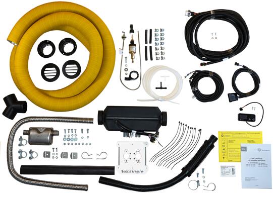 Autoterm tigerexped 99% Camper-Kit Heizungs-Komplettset (12V) mit ACC und 48mm Flansch