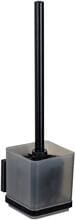 WENKO Quadro Vacuum-Loc® WC-Garnitur, schwarz