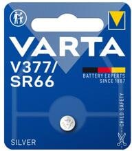 VARTA (V377) Silver Coin Hightech-Lithium-Knopfzelle, Uhrenbatterie