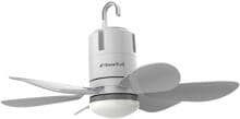 Eurotrail Wiederaufladbarer Deckenventilator, mit Lampe