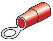 Lampa Ringkabelschuh 5mm für 0,5 bis 1,5mm Drahtquerschnitt, rot, 10er Pack