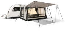 Vango Caravan Awning Front Canopy Sonnensegel, 200x390cm, Grey Violet