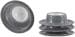 Gimex Solid Line Eierbecherset, 4er Set, granite