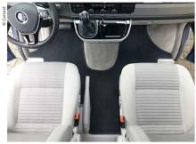 Carbest Fahrerhaus-Teppich für VW T6 Multivan, Luxus-Ausführung