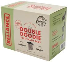 Reliance Double Doodie WC-Beutel mit Bio-Gel, 6er Set