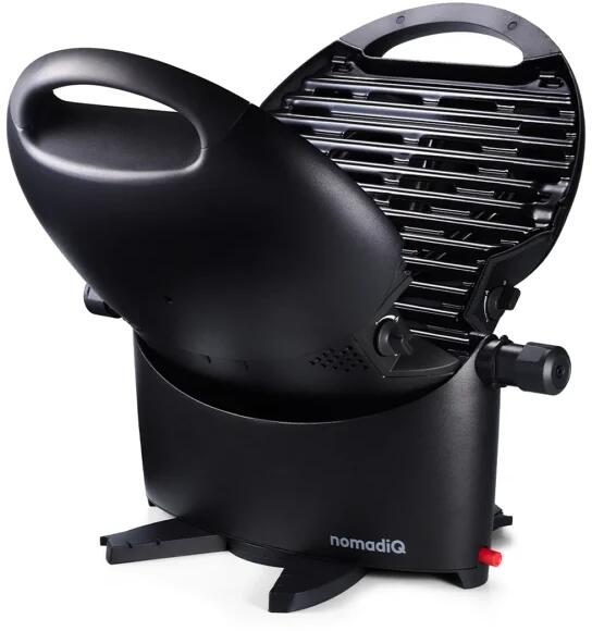NomadiQ BBQ 3.0 Gasgrill mit Piezozündung, 3,2kW, schwarz