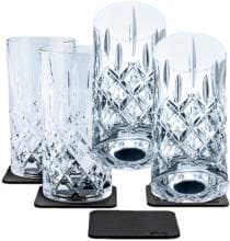 silwy Nachtmann Magnet Longdrinkglas, Kristallglas, 300ml, 4er Set