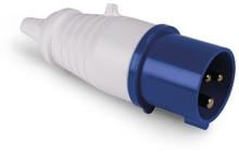 Kampa CEE Netzanschluss-Stecker, weiß/blau