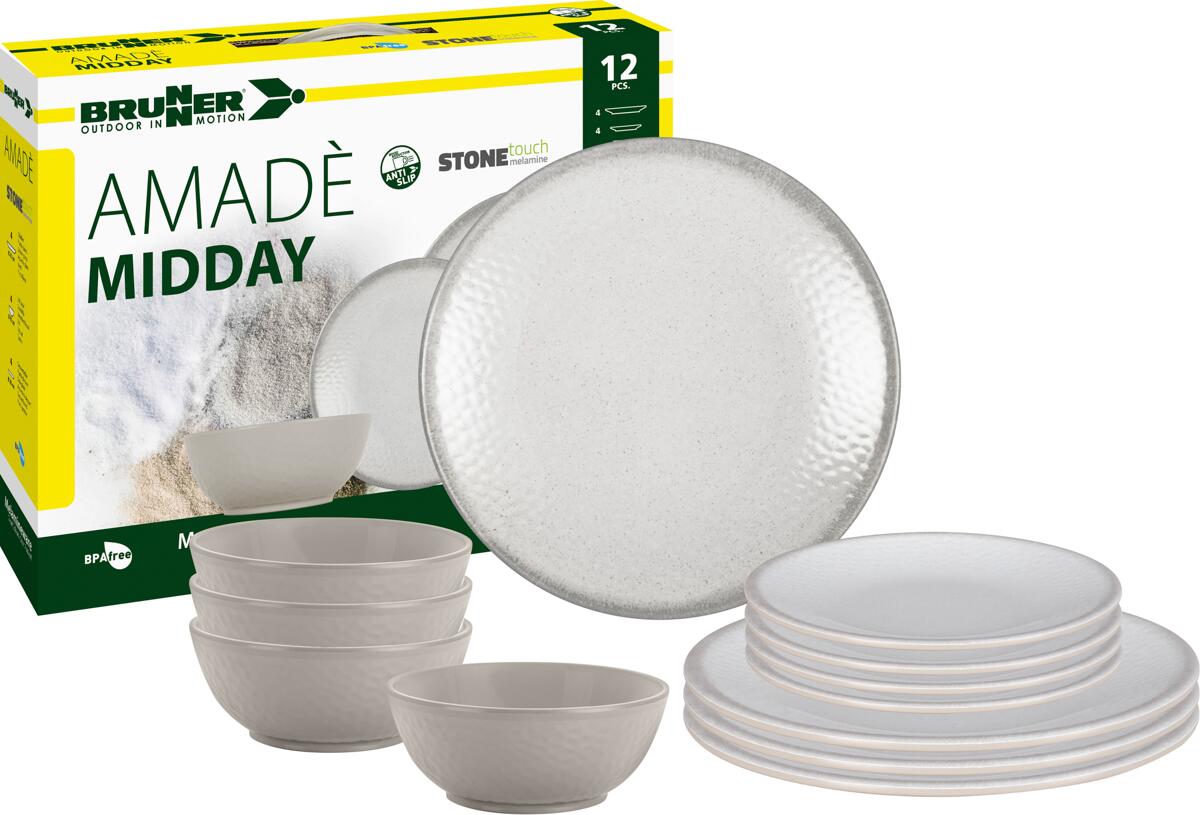 Brunner Amadè Geschirrset, Midday, 12-teilig