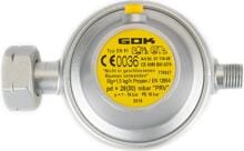 GOK Gasdruckregler mit Überdruckschutz, 30mbar, DIN x 1/4" links