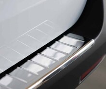 Carbest Stoßstangenschutz aus Edelstahl & Karbonfolie, für VW Tranporter T5