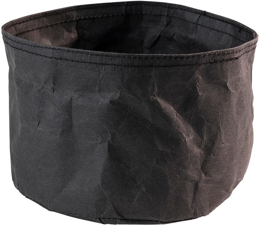 APS Brotkorb/-tasche aus Naturfaser, Ø17cm, schwarz