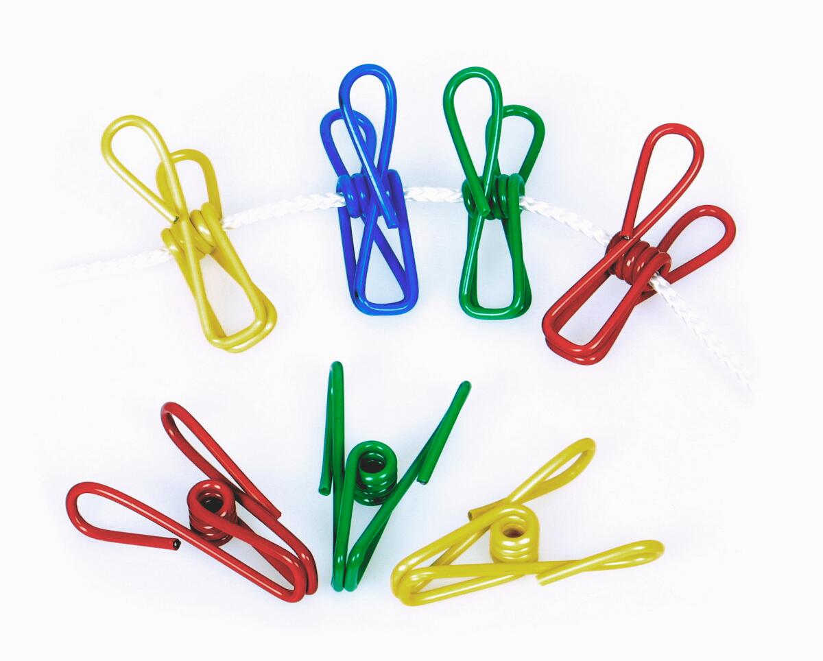 BasicNature Wäscheclips aus Metall, 12 Stck.