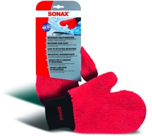 Sonax Microfaser-Waschhandschuh, rot