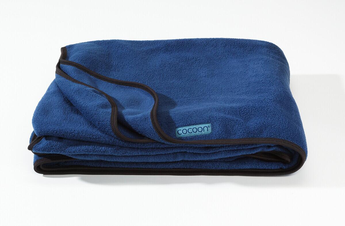 Cocoon Reisedecke, 200x160cm, Fleece, dunkelblau bei Camping Wagner ...