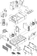 Elektronikgehäuse, komplett - Truma Ersatzteil Nr. 40090-54600 - passend zu Saphir Klimaanlagen