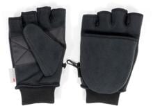 Origin Outdoors Klappfäustlinge, Thinsulate Isolierung, freie Fingerspitzen, schwarz
