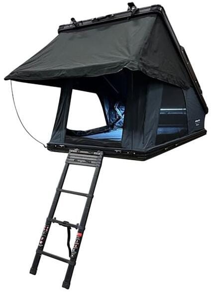 Eurotrail Mandara Dachzelt, 2-Personen, 211x130cm, dunkelgrau/schwarz