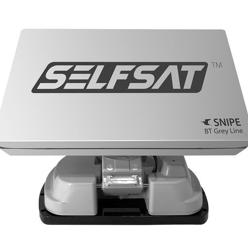 Selfsat Snipe BT Grey Line Sat-Anlage, Single-LNB, grau